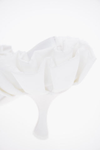 MM6 10cm Ruffled Court Pumps