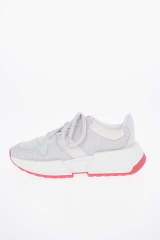 MM6 Multicoloured  Sneakers with Suede Leather Details