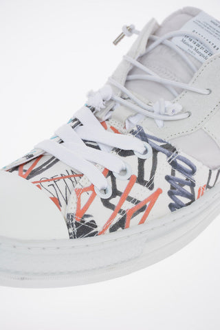 MM22 Suede Leather Details EVOLUTION GRAFFITI Sneakers