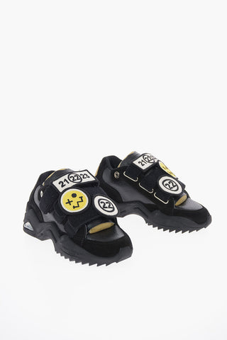 MM22 Velcro Logo Emoticon Sneakers