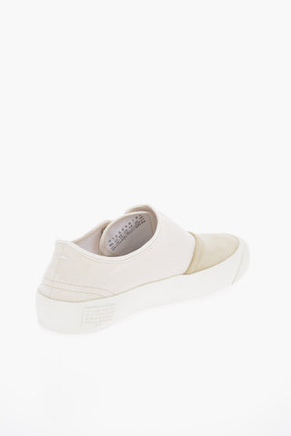 MM22 Two Tone Sneakers With Suede Leather Detail