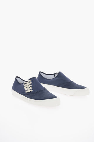 MM22 Two Tone Sneakers with Suede leather Detail