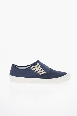 MM22 Two Tone Sneakers with Suede leather Detail