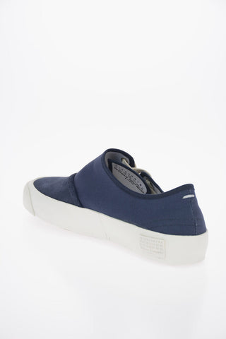 MM22 Two Tone Sneakers with Suede leather Detail
