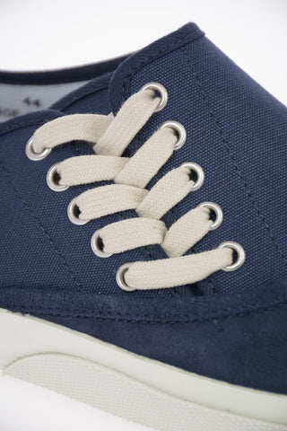 MM22 Two Tone Sneakers with Suede leather Detail