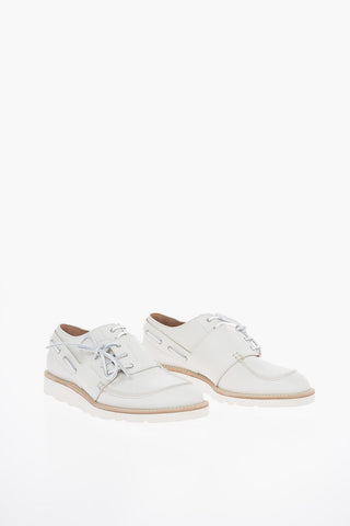MM22 Double Asymmetrical Lace Up Loafer