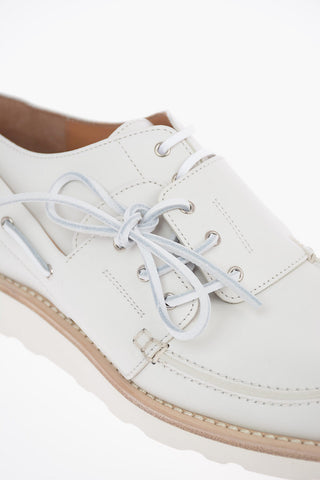 MM22 Double Asymmetrical Lace Up Loafer