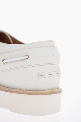 MM22 Double Asymmetrical Lace Up Loafer