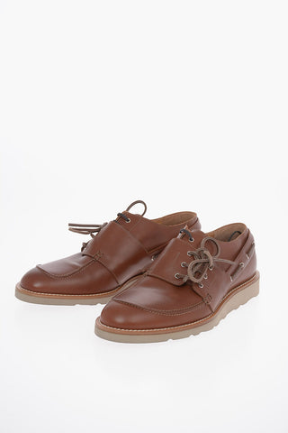 MM22 Double Asymmetrical Lace Up Loafer