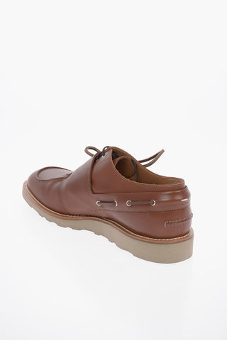 MM22 Double Asymmetrical Lace Up Loafer