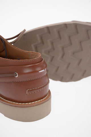 MM22 Double Asymmetrical Lace Up Loafer