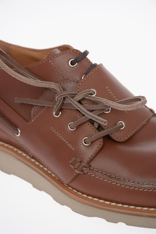 MM22 Double Asymmetrical Lace Up Loafer