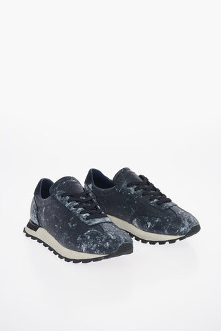 REPLICA LOW-TOP SPRAY-PAINTING EFFECT SNEAKER