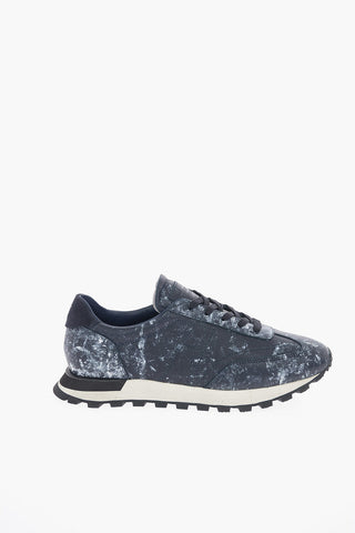 REPLICA LOW-TOP SPRAY-PAINTING EFFECT SNEAKER