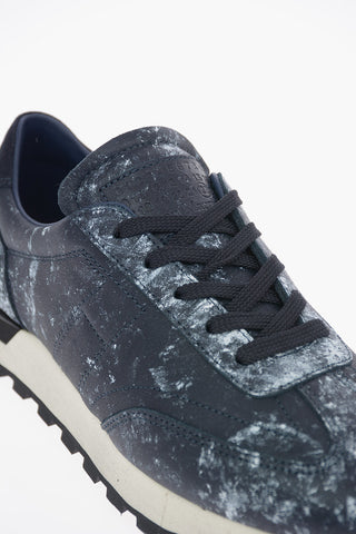 REPLICA LOW-TOP SPRAY-PAINTING EFFECT SNEAKER