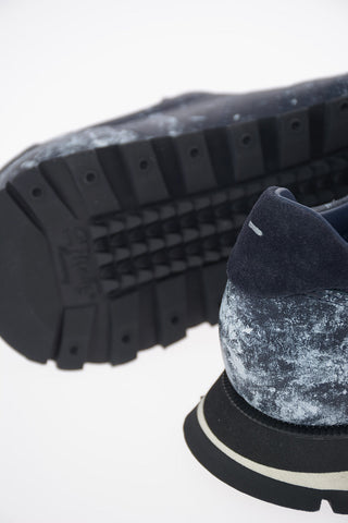 REPLICA LOW-TOP SPRAY-PAINTING EFFECT SNEAKER