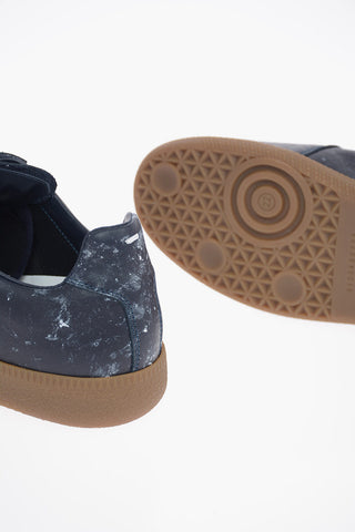 MM22 REPLICA Hand-Painted Effect Low-Top Sneakers