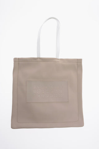 MM11 Borsa Tote con Applicazione Logo Numerico