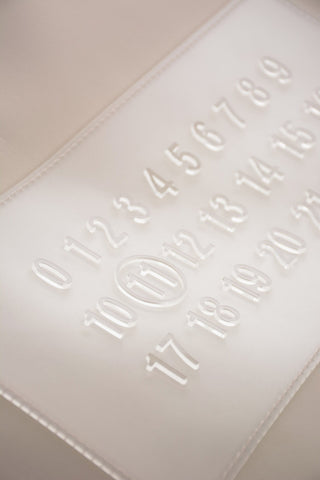 MM11 Borsa Tote con Applicazione Logo Numerico