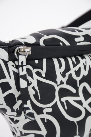 MM11 Logo Printed Leather GLAM SLAM Bum-Bag