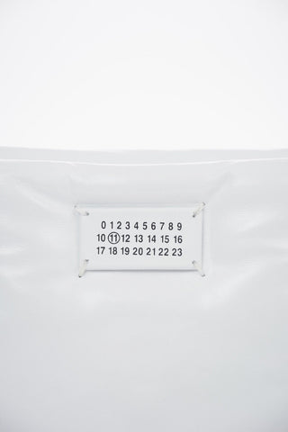 MM11 LEATHER GLAM SLAM CLUTCH BAG