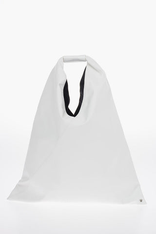 MM6 LEATHER SHOPPER BAG