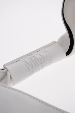 MM6 LEATHER SHOPPER BAG