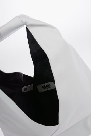 MM6 LEATHER SHOPPER BAG