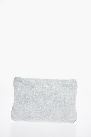 MM11 Cracked Leather GLAM SLAM Maxi Clutch