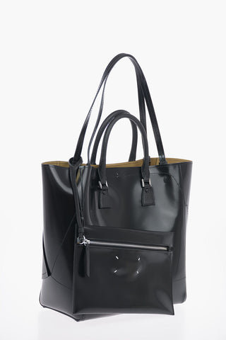 MM11 Patent Leather 4 Handle Tote Bag
