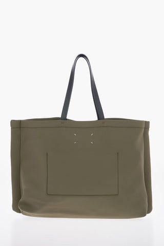 MM11 NEOPRENE LOGO SHOPPING TOTE