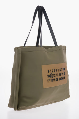 MM11 NEOPRENE LOGO SHOPPING TOTE