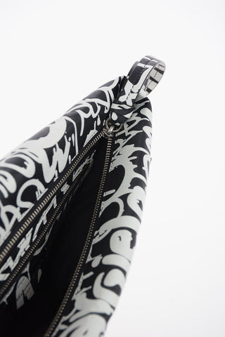 MM11 Graffiti Printed Soft Leather GLAM SLAM Maxi Clutch