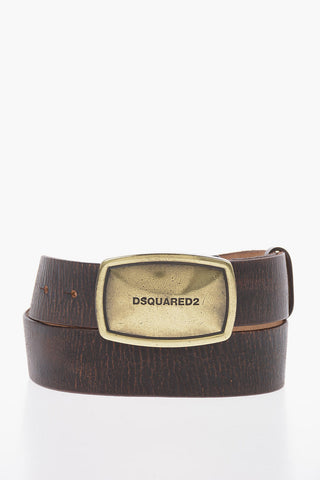 Leather PLAQUE Belt 