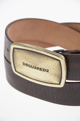 Leather PLAQUE Belt 