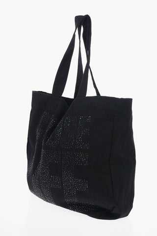 Cotton CHOOSE LIFE Shopper Bag with Jewel Written