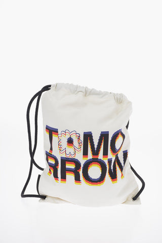 Canvas TOMORROW Drawstring Backpack