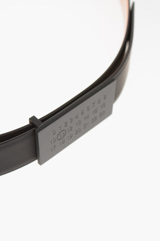 MM11 30mm REVERSIBILE BELT LOGO-EMBOSSED BUCKLE BELT