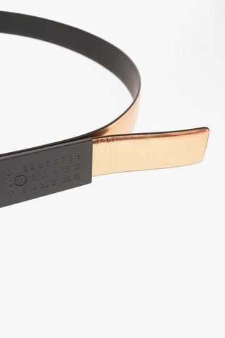 MM11 30mm REVERSIBILE BELT LOGO-EMBOSSED BUCKLE BELT