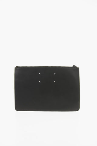 MM11 Numbers Logo Leather Pochette
