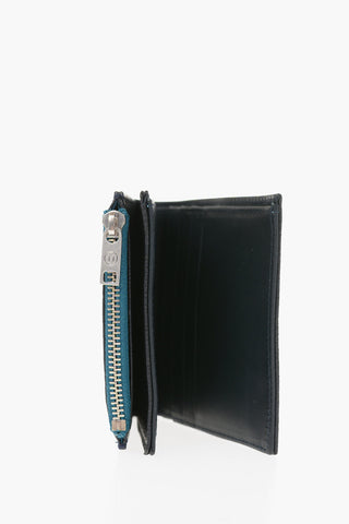 MM11 LEATHER WALLET WITH ZIPPED COIN POCKET