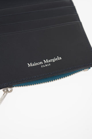 MM11 LEATHER WALLET WITH ZIPPED COIN POCKET