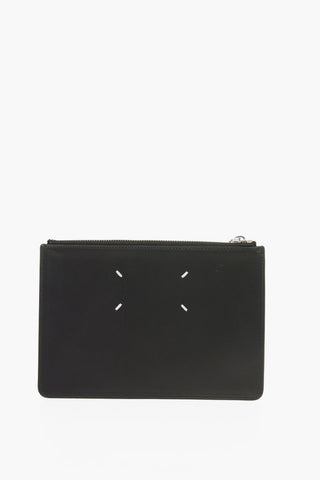 MM11 Leather Wallet with Zip Closure