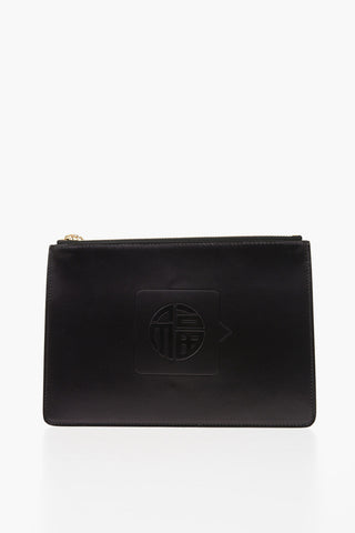 MM11 Metallic Leather Clutch