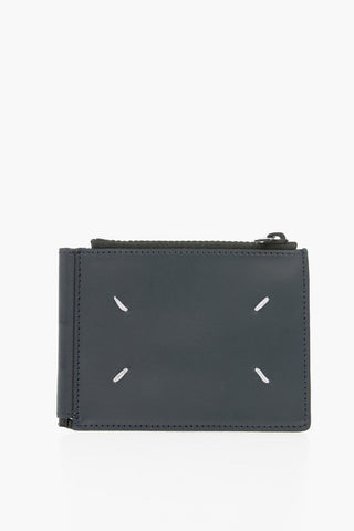MM11 LEATHER WALLET WITH ZIPPED COIN POCKET
