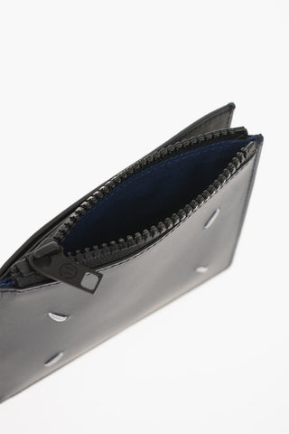 MM11 LEATHER WALLET WITH ZIPPED COIN POCKET