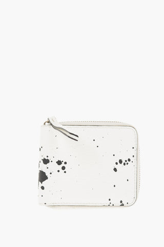 MM11 Leather Paint Splatter Wallet
