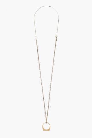 MM11 COLLANA IN ARGENTO CON PENDENTE ANELLO