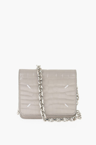 MM11 Leather crocodile printed mini bag