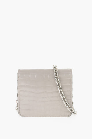 MM11 Leather crocodile printed mini bag